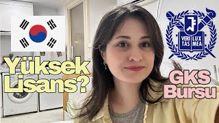 Yüksek lisans hakkındaki düşüncelerim Güney Korede okumak GKS Bursu 🎓 [upl. by Erdnoed998]