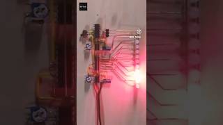 Diy RGB LED chaser circuit using CMOS IC CD4017 Logic Counter 20 LEDs and NE555 timer diy reels [upl. by Ylloh892]