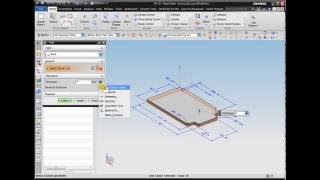 NX Sheet Metal Design  Set global parameters and create a Tab feature [upl. by Chlo941]