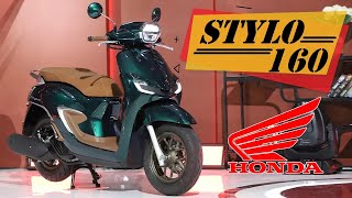 Honda Stylo 160  The retro modern Scooter launching in India [upl. by Marceau]