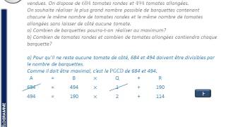 Exercice Problème de PGCD Répartition [upl. by Anyaled]