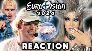 Windows95man  No Rules LIVE  Finland 🇫🇮  Reacting to Eurovision 2024 [upl. by Ferrell712]