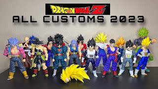 DRAGON BALL Z  ALL CUSTOMS OF 2023  SH FIGUARTS  KONG  DEMONIACAL FIT  TOY REVIEW dbz [upl. by Akived]