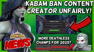 Kabams Ban System Banned Content Creator Unfairly  Banquet or CW for Units or Money invest MCN [upl. by Schaper540]