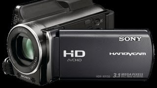 Sony Handycam  HDRXR150  REVIEW EM PORTUGUES [upl. by Emerald]