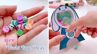 DIY Paper Craft Ideas  washi tape dispenser  Paper wallet  Notebook Ideas  Keychain diy [upl. by Mosier386]