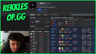 Caedrel Reacts To Rekkles Opgg In Korea [upl. by Liban]