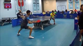 Westchester Table Tennis Center May 2018 Open Singles Semi Final  Jian Li vs Kaden Xu [upl. by Leiuqese416]