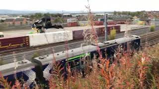 1K17 380022380106 Glasgow CentralAyr passing Elderslie 21024 [upl. by Morena]