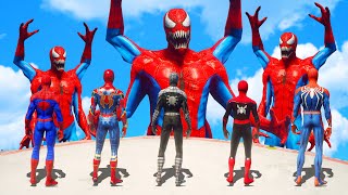 Into SpiderVerse  Spider Man Team VS Spider Monster amp Spider Man Amazing amp Iron Spider Suit [upl. by Fisk]