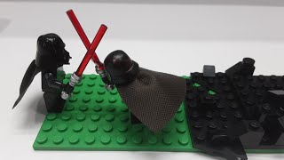 Kylo Ren vs Darth Vader lego stop motion [upl. by Ardnoed]