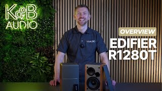 Edifier R1280T Active Bookshelf Speakers Product Overview [upl. by Korey]