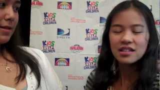 Tiffany Espensen Interview from Kids Help Children 2012 [upl. by Neelyam]