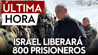 ÚLTIMA HORA  Israel liberará a 800 prisioneros palestinos como parte de un posible acuerdo con Gaza [upl. by Friederike648]