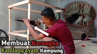 Cara membuat kandang ayam sederhana dan mudah [upl. by Niuqram]