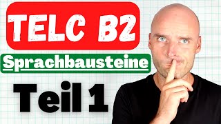 TELC B2 Sprachbausteine Teil 1  Tipps  Beispiele  Übungen zum Mitmachen 🤓 [upl. by Yldarb]