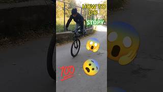 HOW TO LEARN STOPYstunt stopylearnbicyclecyclingviralshort [upl. by Nevram]