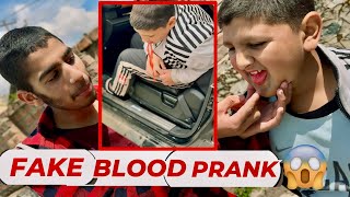 Fake blood prank on brother🩸😱 Maza agaya😂 [upl. by Gilchrist]