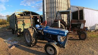 Best POV Of Silage Wagons Filling a Silo [upl. by Noremac]