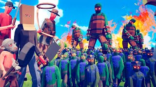 INVASION ZOMBIE TOTAL  TOTALLY ACCURATE BATTLE SIMULATOR [upl. by Idonah]