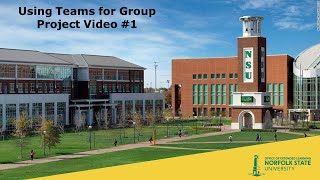 Using Teams for Group Project Video 1 [upl. by Begga]