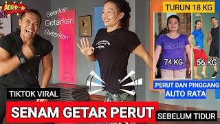 SENAM GETAR PERUT VIRAL  MENGECILKAN PERUT DAN PINGGANG SEBELUM TIDUR [upl. by Entroc]