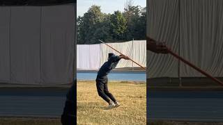 Javelin throw training javelinthrow olympicsport army youtubeshorts workout [upl. by Darraj]