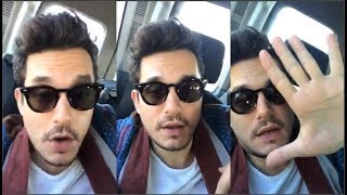 John Mayer on the way to Philly  Instagram Live Stream 16 November 2017  Full Live [upl. by Reffinnej]