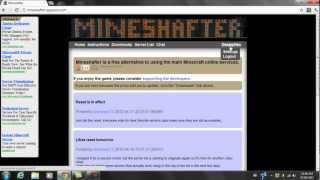 How to Get Minecraft For Free Using MineshafterWORKING ONLINE [upl. by Saenihp]