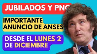 🎅 REGALO de NAVIDAD para JUBILADOS de ANSES 🎁 ADELANTO del AGUINALDO ➕ BONO EXTRA en DICIEMBRE [upl. by Enyrehtak]