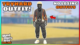 Easy Black Joggers Invisible Torso Glitch Tryhard Modded Outfit No Transfer GTA Online [upl. by Charry998]