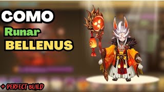 COMO runar BELLENUS no SUMMONERS WAR  HOW TO RUNE [upl. by Zat]