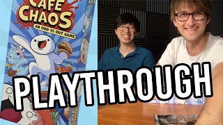 Playthrough  Cafe Chaos The Odd1sOut Card Game [upl. by Lumbye]