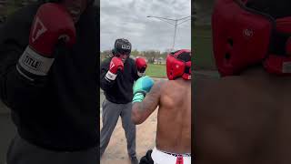 Golden Glove Champ vs Heavyweights sparring [upl. by Graniah]