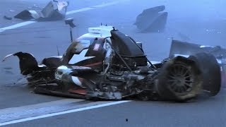 ELMS 4 hours of Spa 2019 FP2  Huge Crash Chatin LMP2  SpaFrancorchamps [upl. by Hpsoj264]