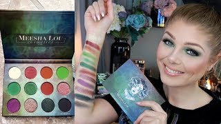 Meesha Lou Witchcraft Palette  Review amp Swatches [upl. by Leunad]