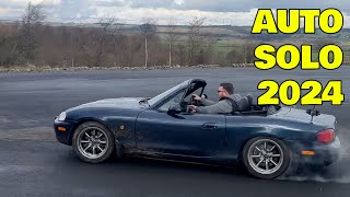 Forrestburn Autosolo  2024 Season Begins Mazda MX5 racing [upl. by Pammie]