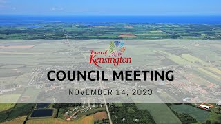 Town of Kensington  Council Meeting [upl. by Nyllij432]