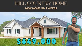 New homes for sale in Bandera Tx  2 Acres of Hill Country Views [upl. by Dronel]