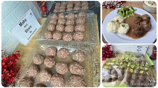 Frozen Kofta Recipe  Make and Freeze Recipe  Ikea Style Meat Balls [upl. by Ennoira]