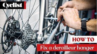 How to fix a bent derailleur hanger Pro tips with or without an alignment tool [upl. by Webb]