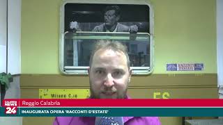 Reggio Calabria Inaugurata opera Racconti destate [upl. by Canon]