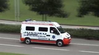 VSAV SDIS 25  4x Ambulance privée [upl. by Bartholomeo]