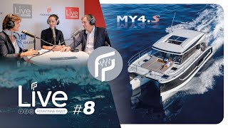 MY4S a motor yacht at the top of navigation and comfort  Fountaine Pajot Webcasts [upl. by Anilrac]