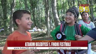 Atakum Belediyesi 1 Fındık Festivali’ne yoğun ilgi [upl. by Yoho]