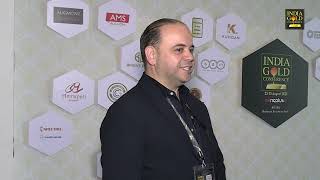 Interview with Hussein Osman MAH Gold amp Jewellery LLC at IGC 2024 Bengaluru [upl. by Leimad]