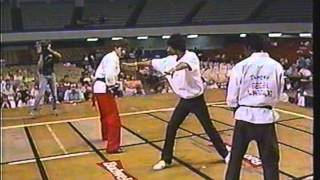 BKF Robert Temple at the 1985 Long Beach 22nd International Karate Championship [upl. by Olegnad867]