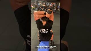 TRICEPS EXTENSION HALTERE AU DESSUS DE LA TETE [upl. by Adnawad560]