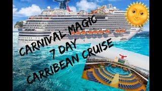 Our Carnival Magic Carribean Cruise to Cozumel Belize Honduras amp Costa Maya [upl. by Durkee]