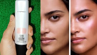 Mac strobe cream review  Mac strobe cream pinklite  How to use a mac strobe cream  Strobe cream [upl. by Tucky]